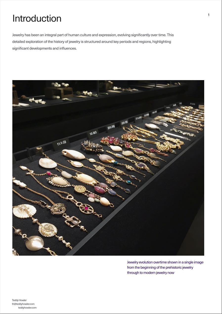 History of Jewelry - Free Resource Guide